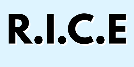 What is R.I.C.E. and how does it work?